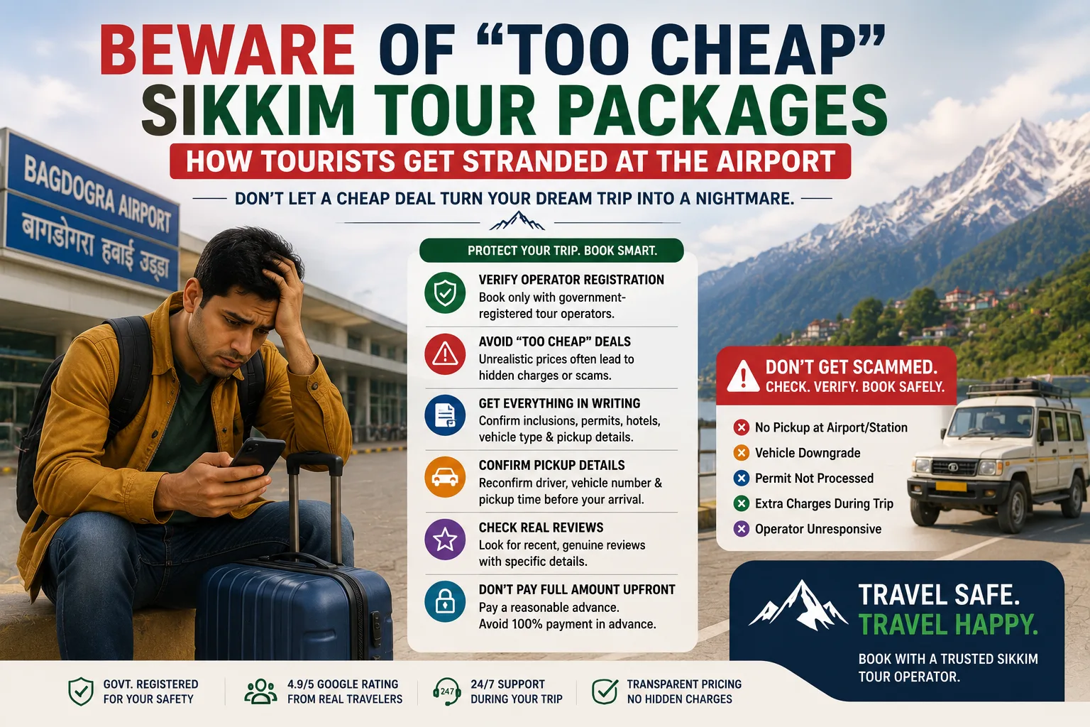 Beware of Cheap Sikkim Tour Packages Avoid Travel Scams & Fraud