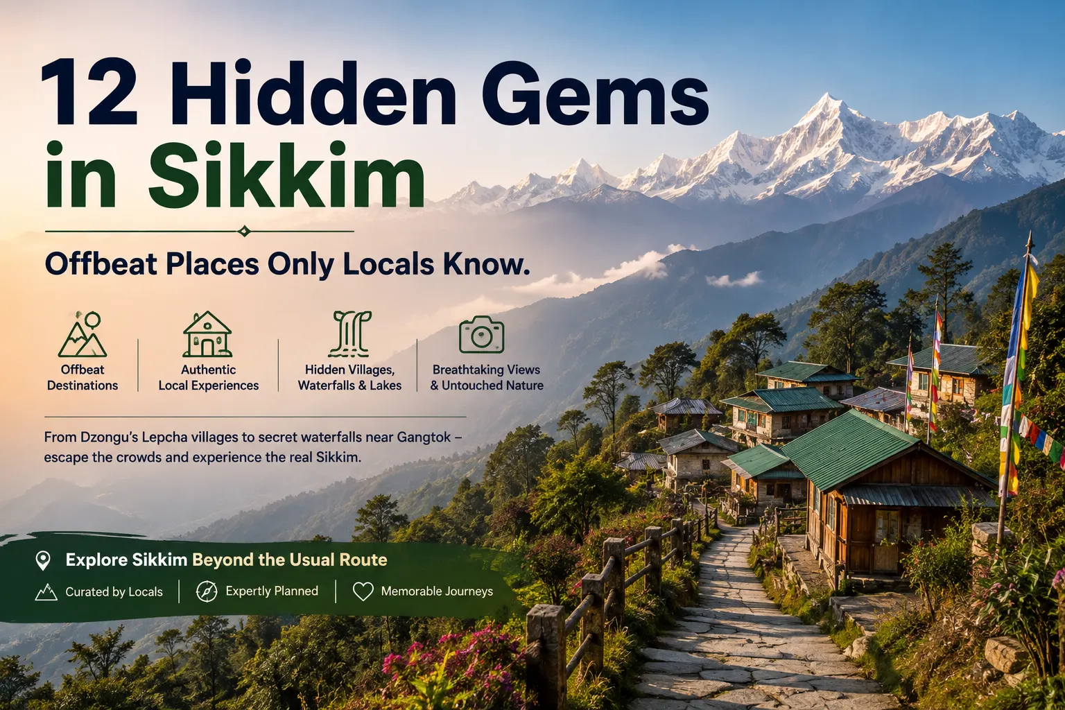 12 Hidden Gems in Sikkim | Best Offbeat Places to Visit 2026
